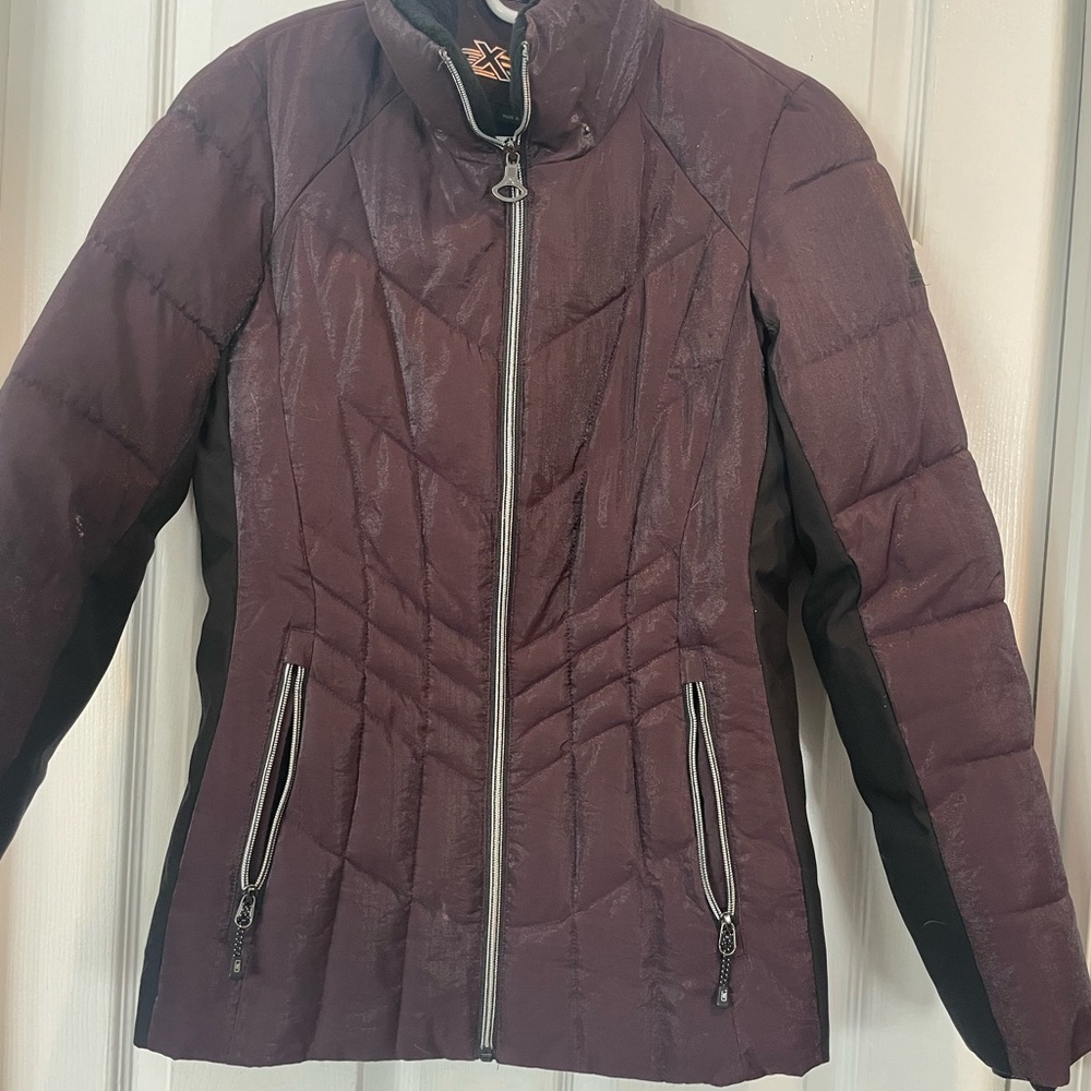 Women's ZeroXposur Purple Quilted Jacket Medium